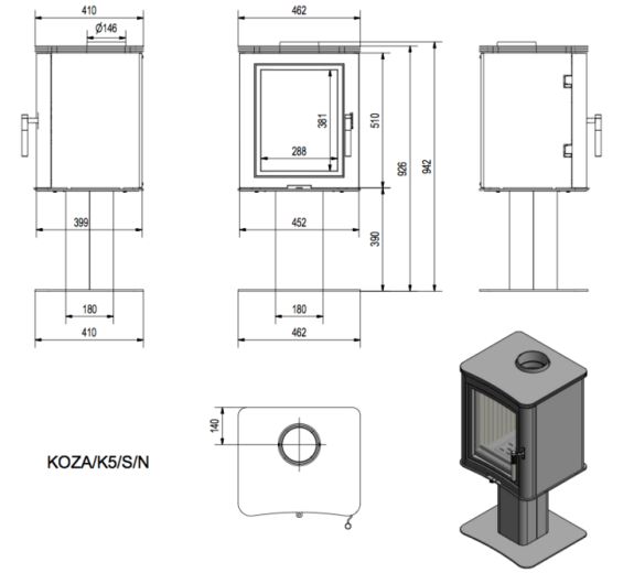 KOZA K5 STAL NOGA z wylotem spalin fi 150 wymiary.jpg