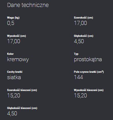 Kratka wentylacyjna kremowa 17x17 kominkowa dane techniczne.jpg