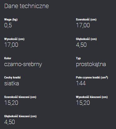 Kratka wentylacyjna czarno-srebrna 17x17 kominkowa dane techniczne.jpg