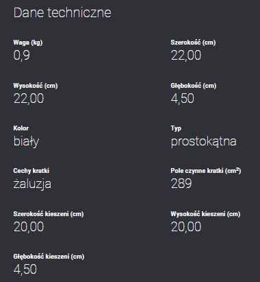 Kratka wentylacyjna biała z żaluzją 22x22 dane techniczne.jpg