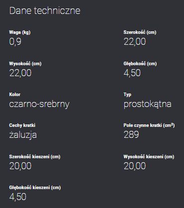 Kratka wentylacyjna czarno-srebrna z żaluzją 22x22 dane techniczne.jpg