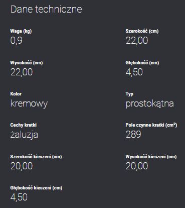 Kratka wentylacyjna kremowa z żaluzją 22x22 dane techniczne.jpg