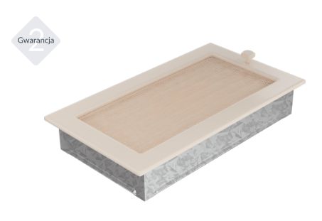 Kratka wentylacyjna kremowa z żaluzją 17x30 kominkowa.jpg