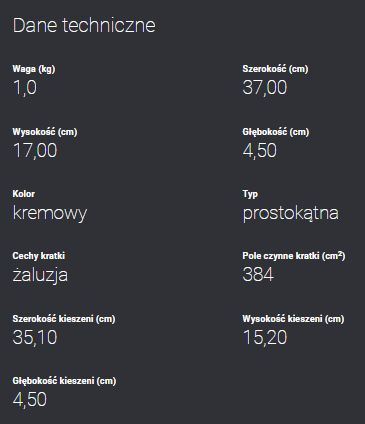 Kratka wentylacyjna kremowa z żaluzją 17x37 dane techniczne.jpg