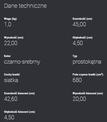 Kratka wentylacyjna czarno-srebrna 22x45  opis.jpg