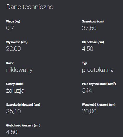 Kratka kominkowa Venus niklowana z żaluzją 22x37 dane techniczne.jpg